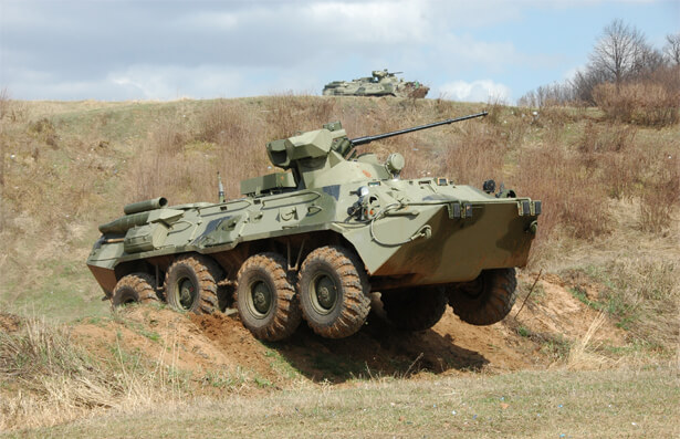 RUSSIA TO SUPPLY 32 ARMORED VEHICLES OF BTR-82A TYPE TO BELARUS