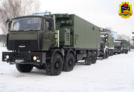 Модернизированный мобильный комплекс средств автоматизации центрального командного пункта ВВС и войск ПВО 9С810 от Госкомвоенпрома