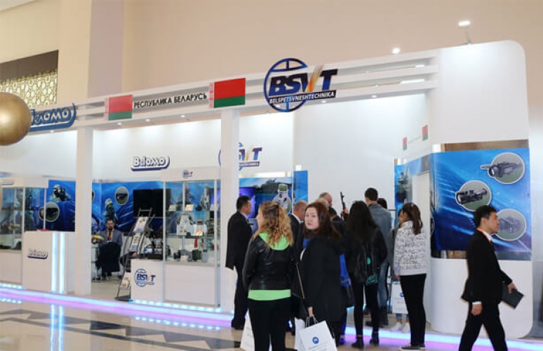 GVTUP "Belspetsvneshtekhnika" took part in the official opening ceremony of the 9th international exhibition CAIPS-2017 / Securika Central Asia (Tashkent, Uzbekistan)