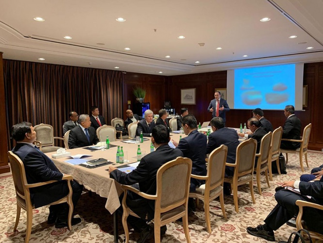 Meeting of representatives of SFTUE “Belspetsvneshtechnika” with the Minister of Defense of the Republic of Indonesia